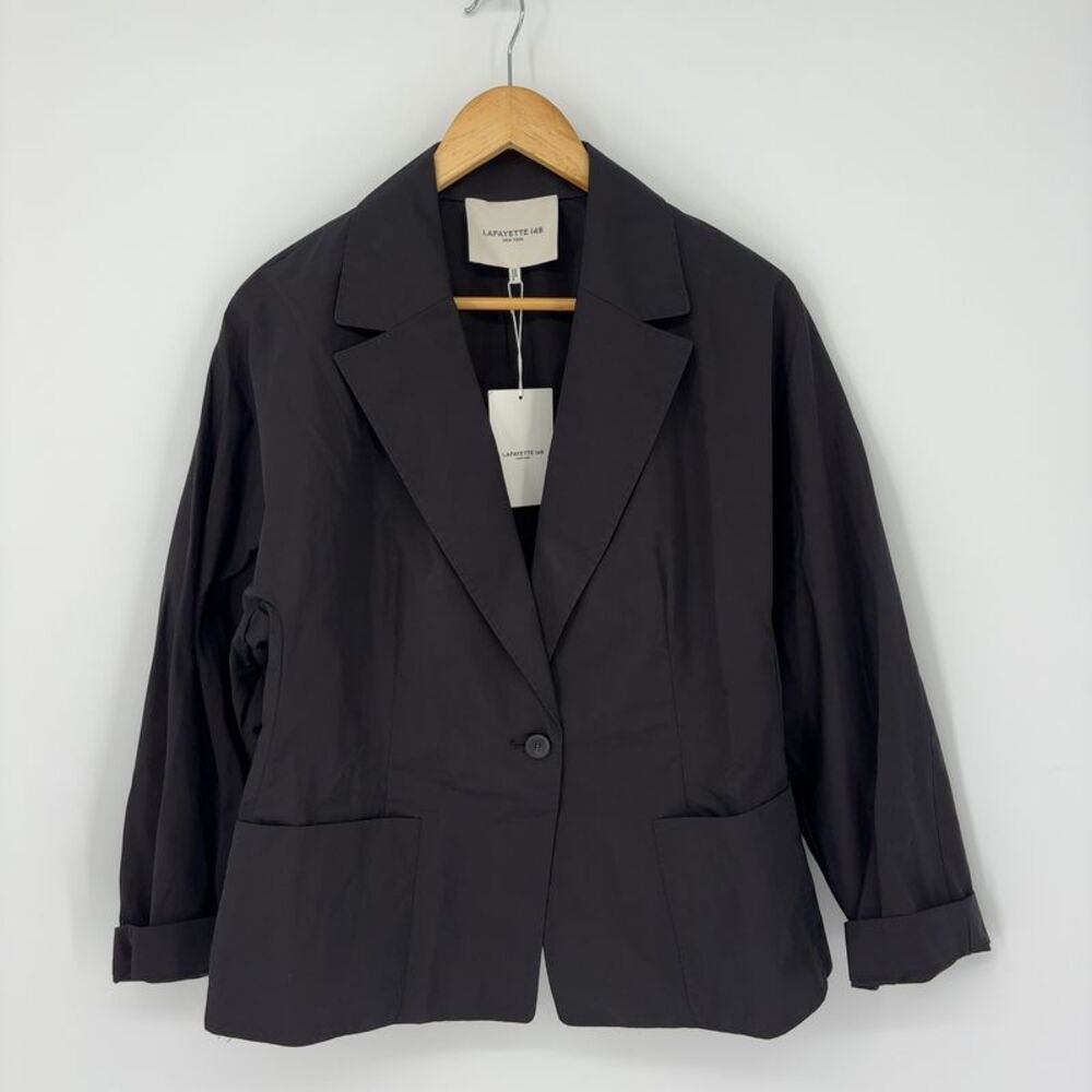 Lafayette 148 New York Petite Pintuck Back Jacket